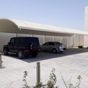 Modern Arched Car Shade Design