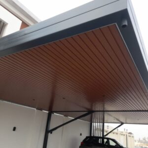 Flat Roof Modern Carport Solution